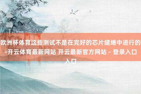 欧洲杯体育这些测试不是在完好的芯片缱绻中进行的-开云体育最新网站 开云最新官方网站 - 登录入口